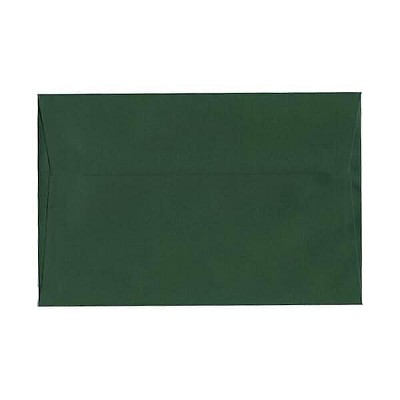 JAM Paper A9 Invitation Envelopes 5.75 x 8.75 Dark Green 157459