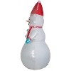Gemmy Christmas Inflatable Color Changing Iridescent Snowman, 9 ft Tall, Multi - 3 of 4