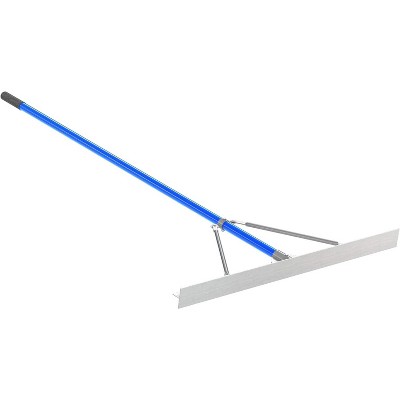 Bon Tool 22-243 Smooth Asphalt Lute Rake - Aluminum 42-inch - 6 Foot Aluminum Handle