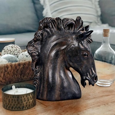 Design Toscano Magnificent Stallion Equestrian Horse Head Bust Statue