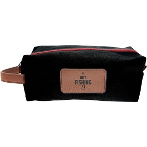 Pavilion Gift Company - Out Fishing - Canvas Toiletry Bag - Handbags - 1 of 4