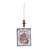 Glass Winter Wishes Barn Ornament (Set of 12) - 2 of 3
