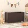 Whisen Kids Toy Box Storage, Utility Storage Cabinets with Safety Hinged Lid for Ages 2+, Quick Assembly - 3 of 4