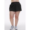 Peloton Women's High Rise 3" Run Short, Black - 2 of 4