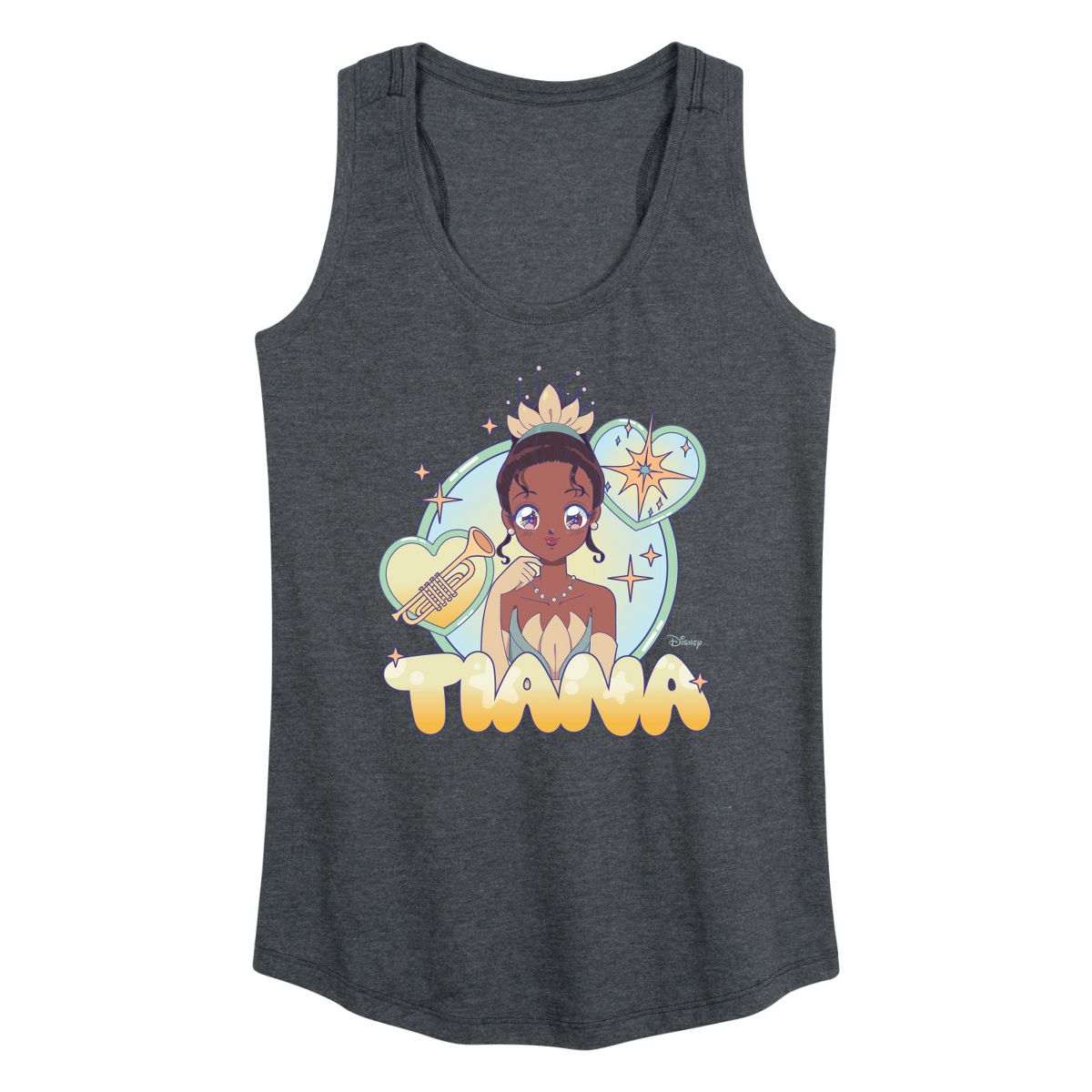 Women's - Disney - Manga Tiana Graphic Racerback Tank