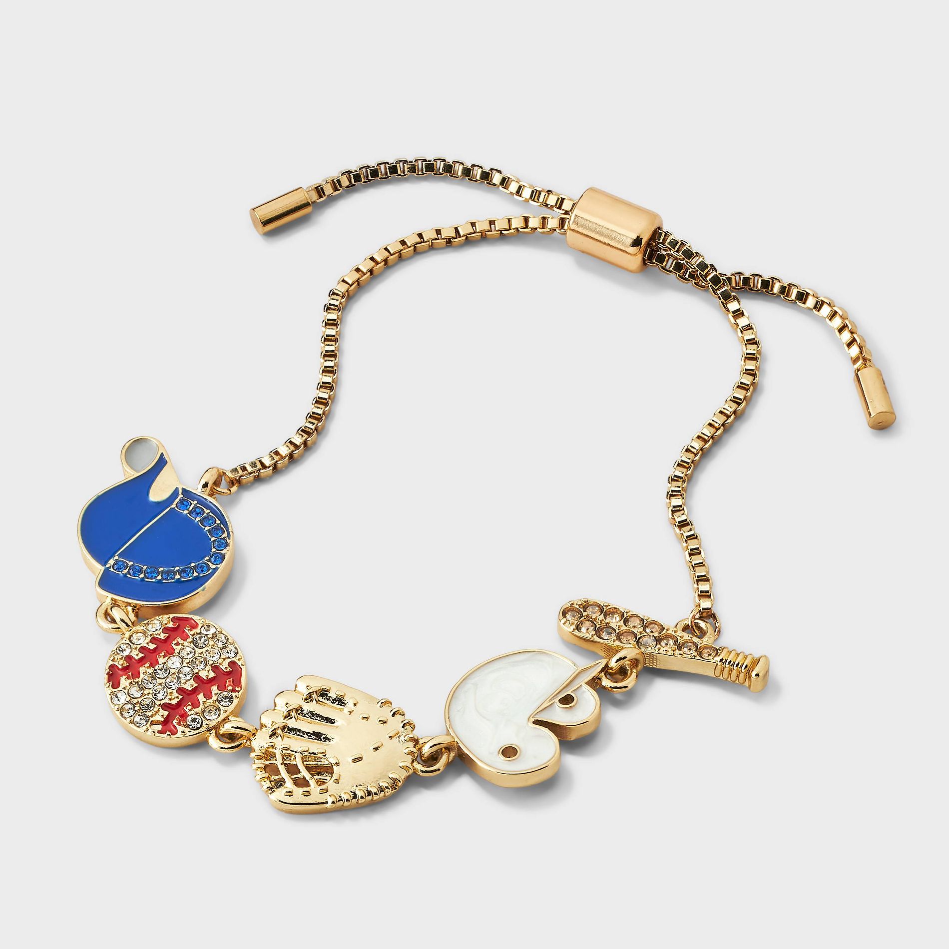 SUGARFIX by BaubleBar Grand Slam Charm Bracelet - Gold