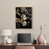 Art Remedy Butterfly Golden Goddess Gold Fashion Wall Art Framed - 2 of 4