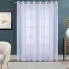 Habitat Cote d'Azure Sheer Grommet Exclusive Curtain Panel for Living Room White - 2 of 4