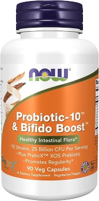 Probiotic-10 & Bifido Boost by Now Foods  -  90 VegCap