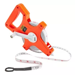 Built Industrial Open Reel Track and Field Measuring Tape, Retractable 30 Meter Tape Measure for Long Jump & Athletics