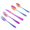 Gibson Home Stravida 20 Piece Flatware set in Rainbow Stainless Steel - image 2 of 4