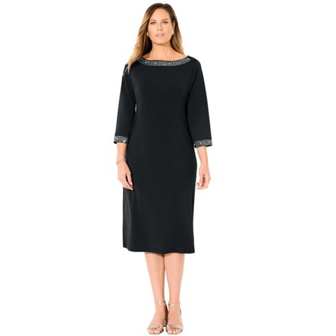 Black shift dress target best sale