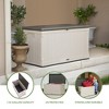 Lifetime 116 Gallon Deck Box, Tan (60186) - 3 of 4