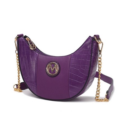 MKF Collection Amira Crocodile Embossed Women’s Shoulder Bag by Mia K