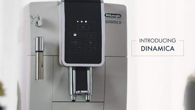 De&#39;Longhi Dinamica Over Ice Fully Automatic Coffee and Espresso Machine - ECAM35020W, 2 of 8, play video