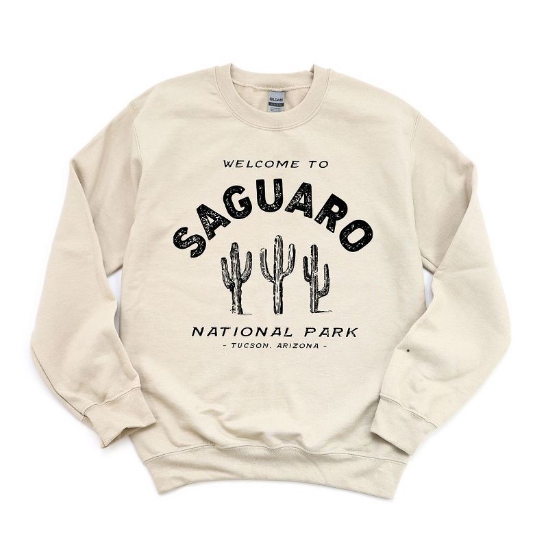 Simply Sage Market Women's Graphic Sweatshirt Vintage Saguaro National Park, 1 of 4