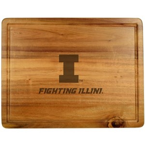 NCAA Illinois Fighting Illini Acacia Charcuterie Board - 13" x 10" - 1 of 4