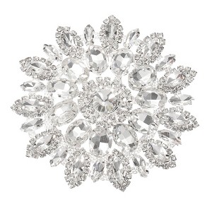 Unique Bargains Rhinestone Elegant Glitter DIY Applique Patches - 1 of 3