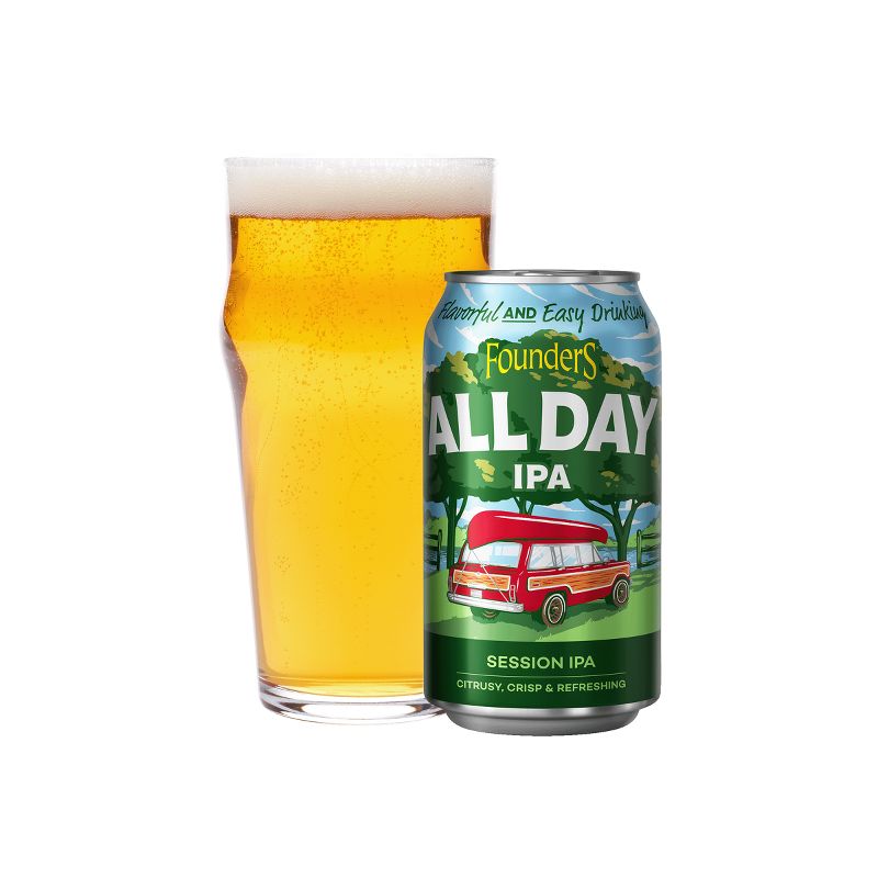 Founders All Day IPA Beer - 15pk/12 fl oz Cans, 5 of 7