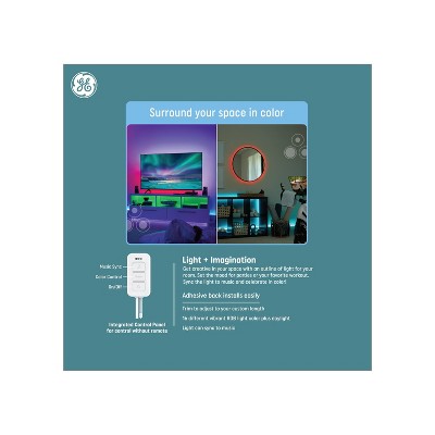 GE 16ft Remote and Control Panel Included LED+ Color Changing Light Strip