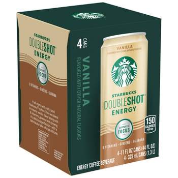 Starbucks Doubleshot Energy Vanilla - 4pk/11 fl oz Cans