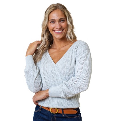 Women's Cable Knit V Neck Sweater Vest - Cupshe : Target