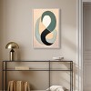 Art Remedy Earthworm in the glass bowl Contemporary Shapes Abstract Wall Art Framed - 2 of 4