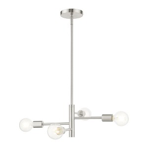 Livex Lighting Bannister 4 - Light Chandelier in  Brushed Nickel - 1 of 1
