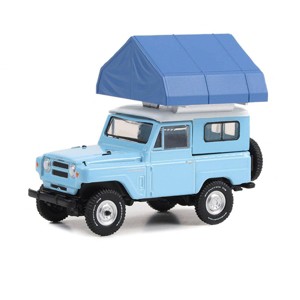 1/64 1969 Nissan Patrol (60) w/ Cartop Sleeper Tent Great Outdoors 38050-A - 1 of 2