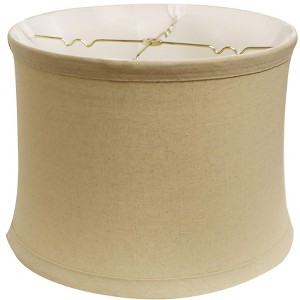 Vynxaria Drum Trim Lampshades 16x17 Inches, Softback Dune - 1 of 4