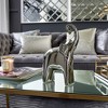 Sagebrook Home 11" Ceramic Elephant Sculpture - Contemporary Elephant Statue for Home or Office Decor - 3 of 4