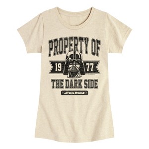 Girls' - Star Wars - Property Of The Dark Side Fitted Short Sleeve Graphic T-Shirt - 1 of 3