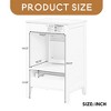 20" Bathroom Vanity with Sink, Bathroom Cabinet with Soft Closing Door, Storage Rack and A Drawer - Leovsnove - 4 of 4