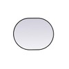 Elegant Lighting Metal Frame Oval Mirror 24x30 - 4 of 4