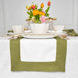 Solino Home Linen Table Runner | Contempo - 1 of 4