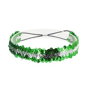 Unique Bargains Women's Elastic Band Sequins Headbands 1 Pc - 1 of 4