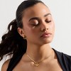 EVRY JEWELS WATERPROOF Gold or Silver Plated You Have My Heart Necklace - 2 of 2