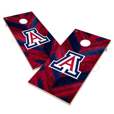 NCAA Arizona Wildcats 2'x4' Solid Wood Cornhole Board