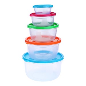 REGALWOVEN Storage Leakproof Reusable Microwavable Food Container 10 Pcs - 1 of 4