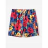 PATPAT Family Matching Solid Scallop Trim Strappy Two-Piece Swimsuit and Allover Floral Print Swim Trunks Shorts - 4 of 4