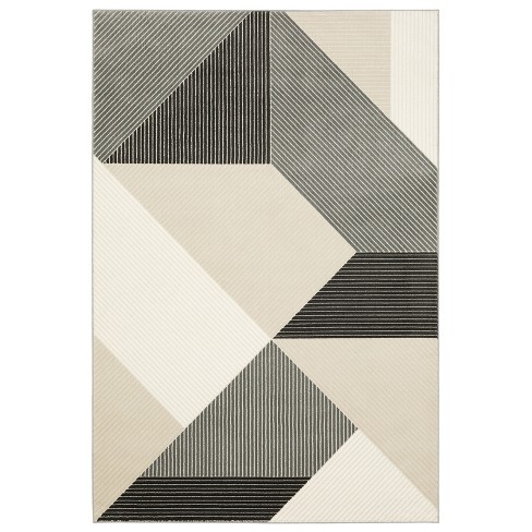 Oriental Weavers Raylan RAY07 Ivory/ Black Indoor Area Rug - 5'3" x 7'6" - image 1 of 4