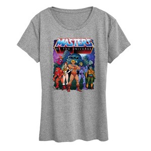 Women's - Masters of the Universe - He-Man and Friends Group Short Sleeve Graphic T-Shirt - 1 of 4