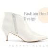 Perphy Women's Pointed Toe V Shape Stiletto Heel Ankle Booties - 4 of 4