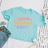 Simply Sage Market Good Energy Only Stars Boxy Crop Top - 3 of 4