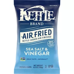 Kettle Air Fried Sea Salt & Vinegar Potato Chips - 6.5oz