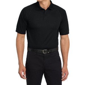 Mafoose Men's Short Sleeve Dry Zone Moisture-Wicking Ottoman Polo Shirt - 1 of 4