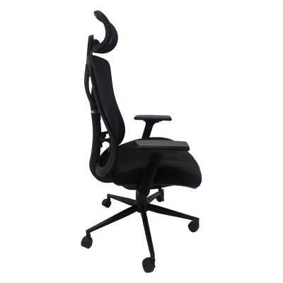 ErgoFlex High-Back Black Mesh Adjustable Task Chair
