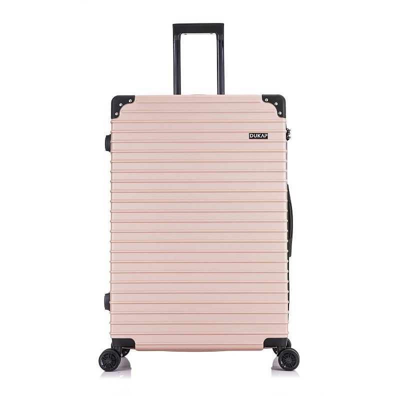 DUKAP Tour Lightweight Hardside Large Checked Spinner Suitcase, 3 of 10