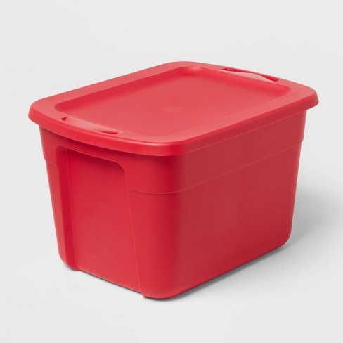 18gal Non-Latching Tote Red - Brightroom™ - image 1 of 4