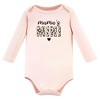 Hudson Baby Infant Girl Cotton Long-Sleeve Bodysuit, Pant and Shoe Set, Leopard Hearts - image 4 of 4